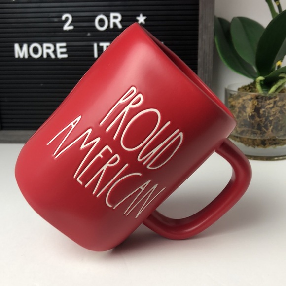 Rae Dunn PROUD AMERICAN mug New with tags - Picture 6 of 9